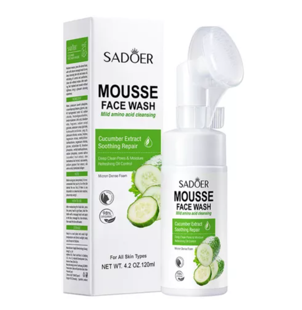 ESPUMA DE LIMPIEZA FACIAL PEPINO